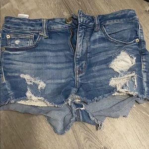 High rise shortie America eagle shorts